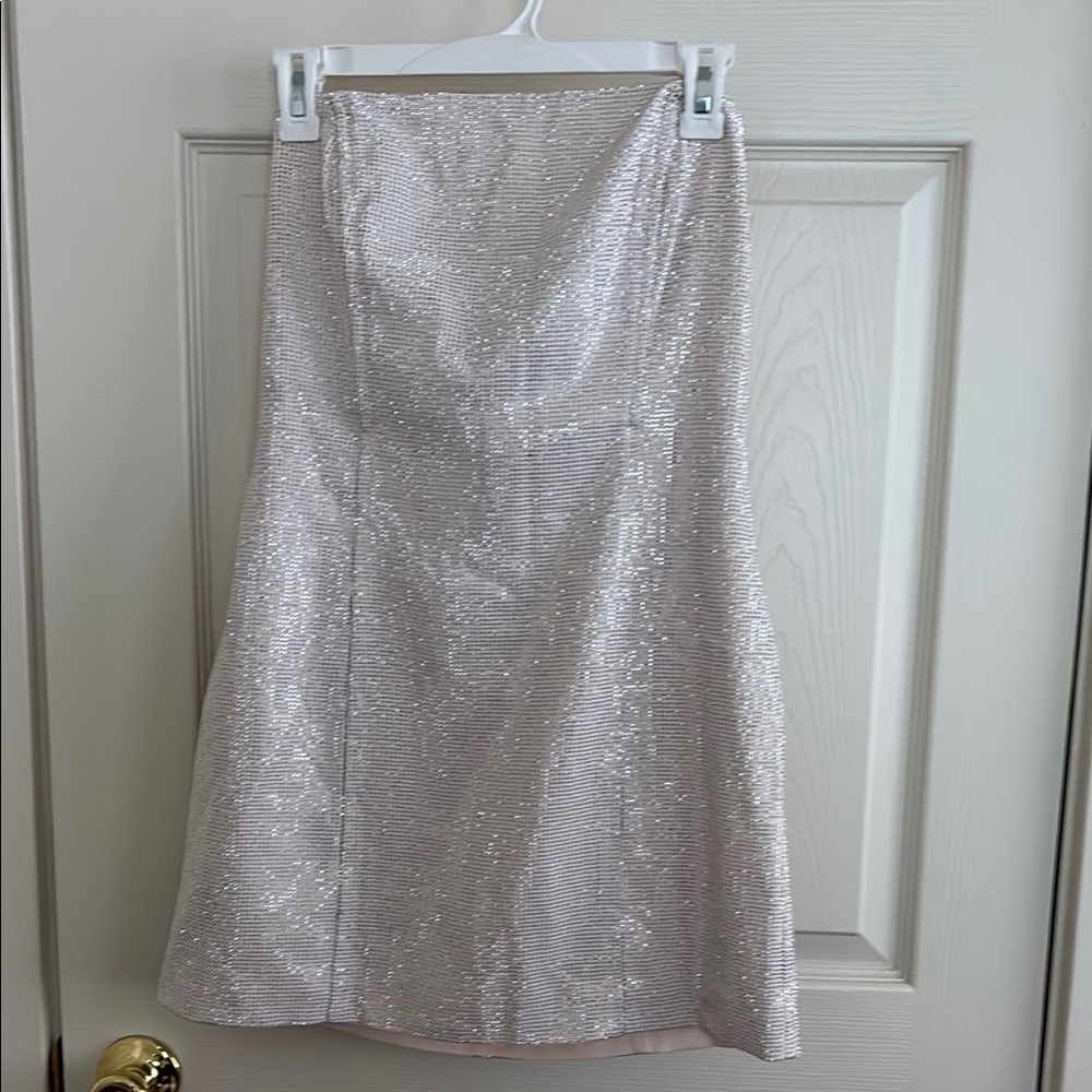 Astr Silver Mini Dress